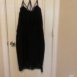Express Black Lace Mini dress